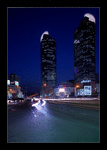 The XuJiaHui Skyscrapers (Shanghai, China) [Exposure blend from 3 images]